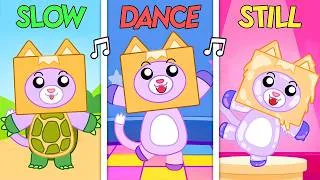 Thumbnail: Opposite Words Song 3! 🎵 (I Go Small, I Go Tall!) | LankyBox Music Video