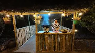 Thumbnail: I Built a Cozy Bamboo Corner 🌿 Simple Rural Life in Vietnam
