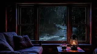 Thumbnail: Rain at lake window view - Relaxing, Calming, Ambience, cosy (asmr)