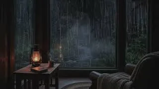 Thumbnail: Heavy Rain in a Cozy Cabin by the River 🌧️ Dark Forest Ambience for Sleep, Relax & Study | LIVE