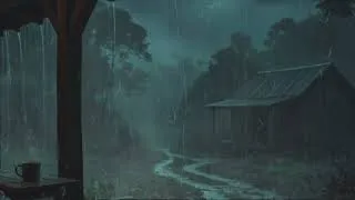 Thumbnail: Heavy Rain on a Cozy Cabin in the Woods 🌧️ | Deep Sleep & Relaxing Rain Sounds