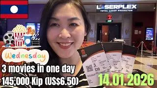 Thumbnail: Watching 3 Movies in One Day in Laos 🇱🇦 | Only US$6.50!