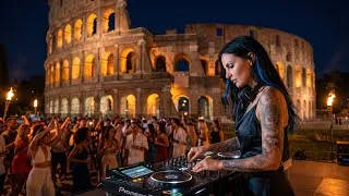 Thumbnail: Rome Colosseum DJ SET | Progressive House Mix | LARA VANDEN AI DJ