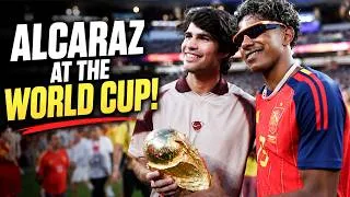 Thumbnail: Carlos Alcaraz SHOCKS Fans at the World Cup Final! 😱🏆