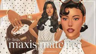 Thumbnail: The BEST Maxis Match CC for The Sims 4 (200+ items) Hair, Accessories, Nails, etc | Custom Content