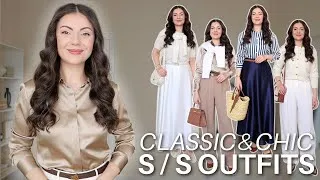 Thumbnail: 12 CHIC SPRING & SUMMER OUTFITS USING WARDROBE STAPLES 2025