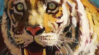 Thumbnail: Painting a Tiger with Acrylics