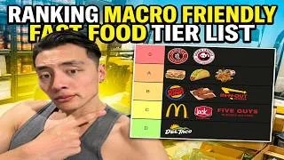 Thumbnail: Ranking Macro Friendly Fast Foods (Tier List)