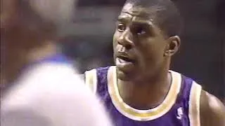Thumbnail: NBA Greatest Duos: Magic Johnson & James Worthy vs 'Bad Boy' Pistons (1990)