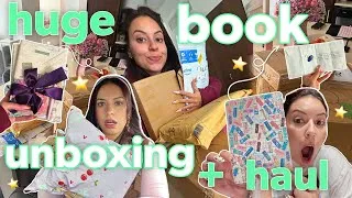 Thumbnail: let’s open book mail 🥳📦📬 *unboxing + haul*