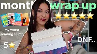 Thumbnail: let's talk about the books I read in June | reading wrap up 📖⭐️