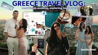 Thumbnail: TRAVEL VLOG: come with me to Greece 🇬🇷🧿🐚 | wedding, boat days + lots of espressos!
