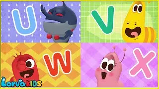 Thumbnail: ABC Song + Learning Songs For Toddlers | Alphabet, Numbers & More Nursery Rhymes | Larva Kids
