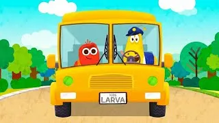 Thumbnail: Wheels On The Car + More Kids Songs | Larva Kids Nursery Rhymes