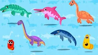 Thumbnail: [NEW] IN THE DINOSAUR WORLDㅣDinosaur songㅣLarvaKids Nursery Rhyme