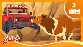 Thumbnail: ⛏️ Lassie’s Earthquake Mine Rescue! | The New Adventures of Lassie | Cartoons For Kids