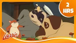 Thumbnail: ❄️ Lassie’s Glacier Rescue Mission! | The New Adventures of Lassie | Cartoons For Kids