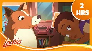 Thumbnail: 🌊 Lassie Saves the Dam Disaster! | The New Adventures of Lassie | Cartoons For Kids