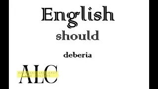 Thumbnail: Should  Deberia in English from ALC