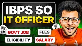 Thumbnail: IBPS SO IT OFFICER Notification OUT 2026  [ Eligibility | New Exam Pattern | Free Resources  ] 🔥 ✅