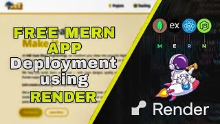 Thumbnail: How to Deploy a MERN Stack Project on Render in 10 Minutes for FREE