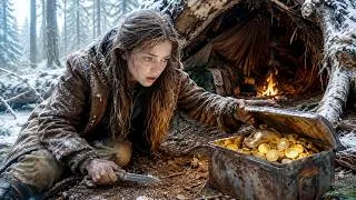 Thumbnail: Orphaned Before the First Snow, She Lived Inside a Fallen Pine—Then Found a Fortune Beneath It