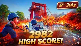 Thumbnail: 2982 HIGH SCORE RUN! 🔥 (July 5, 2026) | Frontline Breakthrough | Last War: Survival #lastwar