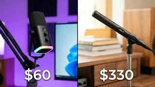 Thumbnail: Fifine AM8 vs Sennheiser MKE600: $60 Dynamic vs $330 Shotgun Mic