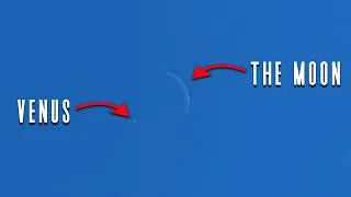 Thumbnail: Video of Venus Near the Moon During the Day | Lunar Occultation of Venus