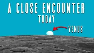 Thumbnail: The Moon Moves In Front of Venus Today | Daytime Lunar Occultation of Venus | June 17