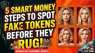 Thumbnail: 5 Smart Money Steps To Spot Fake Tokens Before They Rug 🧠 #crypto[Crypto Deals In Desp.]