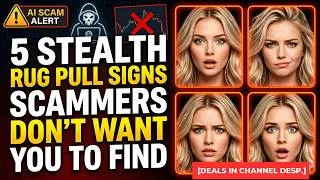 Thumbnail: 5 Stealth Rug Pull Signs AI Scammers Don't Want You To Find 🚨 #crypto[Crypto Deals In Desp.]