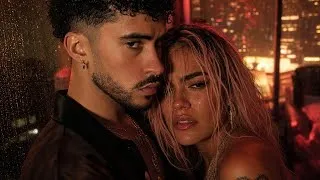 Thumbnail: Bad Bunny × Karol G — No Te Busco Más (Official Music Video)