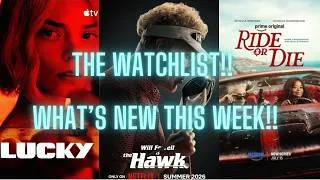 Thumbnail: The Watchlist! We review, The Hawk, East Palace, Lucky, Ride or Die and more!!