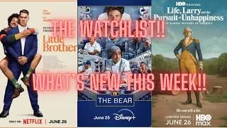 Thumbnail: The Watchlist! We review Little Brother, House of the Dragon, The Agency, The Bear and more!!