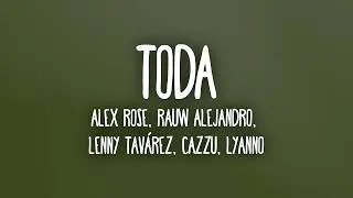 Thumbnail: Toda Remix - Alex Rose ft. Cazzu, Lenny Tavarez, Lyanno & Rauw Alejandro (Letra/Lyrics)