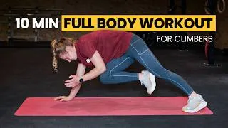 Thumbnail: 10-Minute Calisthenics Follow Along Routine for Climbers (No Equipment)