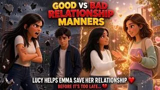 Thumbnail: Good vs Bad Relationship Habits | Slow English Story (A2)