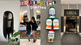 Thumbnail: Weekly Vlog | Get Ready With Me for Dinner  at Mira✨ Wig Transformation, Supplements & more