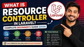 Thumbnail: What is Resource Controller in Laravel? Complete Beginner's Guide (2026)