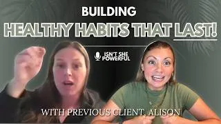 Thumbnail: How to Build Healthy Habits That Actually Last! | Weight Loss Success Story | Health Journey