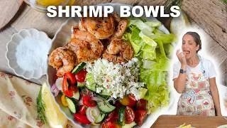 Thumbnail: Mediterranean Shrimp Bowls - Super Quick & Easy!