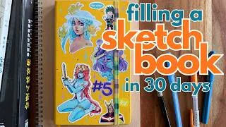 Thumbnail: Filling a Sketchbook in 30 Days?! One Month Drawing Challenge
