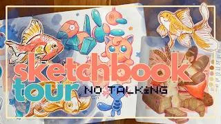 Thumbnail: Sketchbook Tour! No Talking Edition