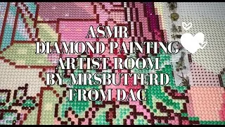 Thumbnail: Relaxing Diamond Painting ASMR | 50 min | "Artist Room" by MrsButterD from Diamond Art Club
