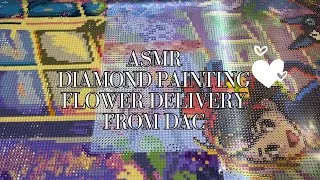 Thumbnail: 1hr+ ASMR Diamond Painting | Flower Delivery by Yuumei Art from Diamond Art Club | laurascozyworld
