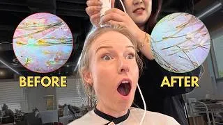 Thumbnail: I Tried Korea’s Viral 18-Step Head Spa 🇰🇷