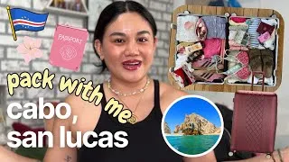 Thumbnail: Pack With Me for Cabo San Lucas! ☀️ | Travel Essentials + Outfits for a Girls Trip