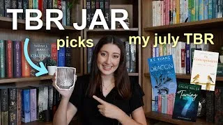 Thumbnail: TBR jar picks my july reads 📚🫙⭐️ random book prompts decide my tbr!