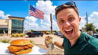 Thumbnail: Trying Chipotle & Chick-fil-A for the First Time... While My Brother Sells Doors in Dallas 🇺🇸